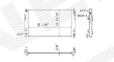 РАДИАТОР SIGNEDA RA13292
