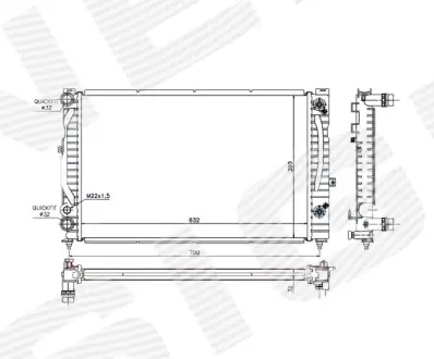 РАДИАТОР SIGNEDA RA60229Q