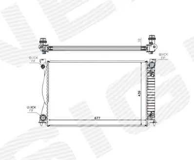 РАДИАТОР SIGNEDA RA60233AQ