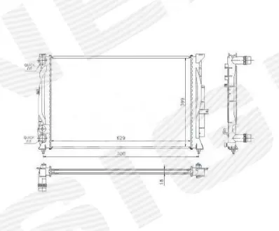 РАДИАТОР SIGNEDA RA60308