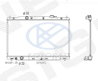РАДИАТОР SIGNEDA RA606444Q