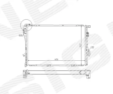 РАДИАТОР SIGNEDA RA60752Q
