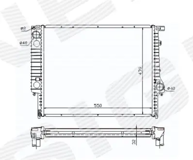 РАДИАТОР SIGNEDA RA60759Q