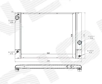 РАДИАТОР SIGNEDA RA60772