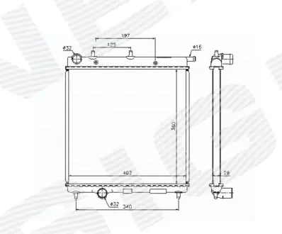 РАДИАТОР SIGNEDA RA61278Q