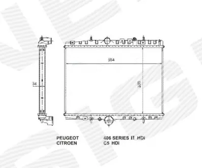 РАДИАТОР SIGNEDA RA61291Q