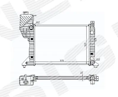 РАДИАТОР SIGNEDA RA62687