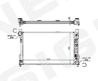 РАДИАТОР SIGNEDA RA62786Q