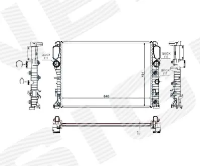 РАДИАТОР SIGNEDA RA62792Q