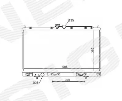 РАДИАТОР SIGNEDA RA62894Q