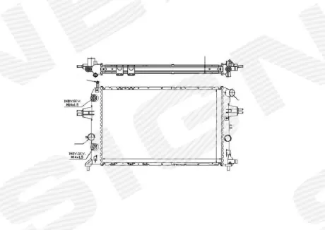 РАДИАТОР SIGNEDA RA63003Q