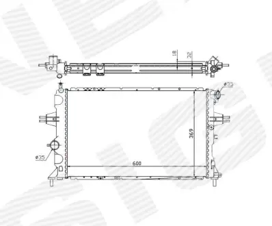 РАДИАТОР SIGNEDA RA63006Q