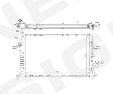 РАДИАТОР SIGNEDA RA63021Q
