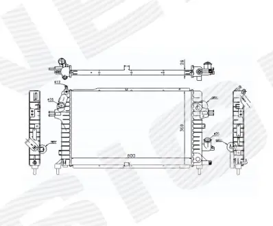РАДИАТОР SIGNEDA RA63029Q