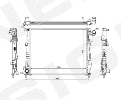РАДИАТОР SIGNEDA RA63122Q