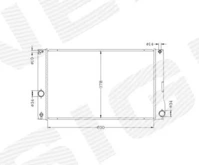 РАДИАТОР SIGNEDA RA646810Q
