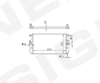 РАДИАТОР SIGNEDA RA64693Q