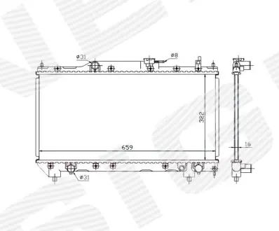 РАДИАТОР SIGNEDA RA64781Q