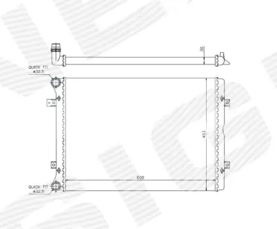 РАДИАТОР SIGNEDA RA65014