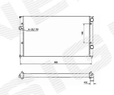 РАДИАТОР SIGNEDA RA65247A