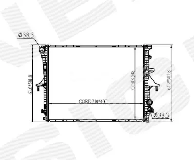 РАДИАТОР SIGNEDA RA65276Q