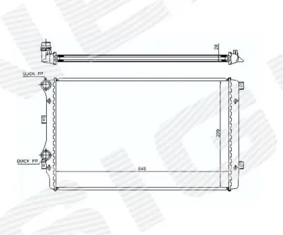РАДИАТОР SIGNEDA RA65280
