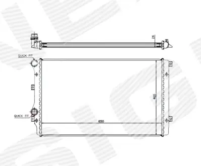 РАДИАТОР SIGNEDA RA65280Q