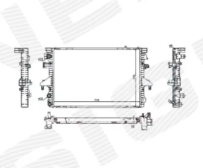 РАДИАТОР SIGNEDA RA65282Q
