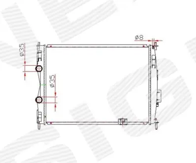 РАДИАТОР SIGNEDA RA67363
