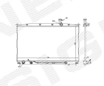 РАДИАТОР SIGNEDA RA67506Q