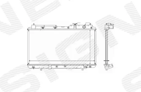 РАДИАТОР SIGNEDA RA68101A