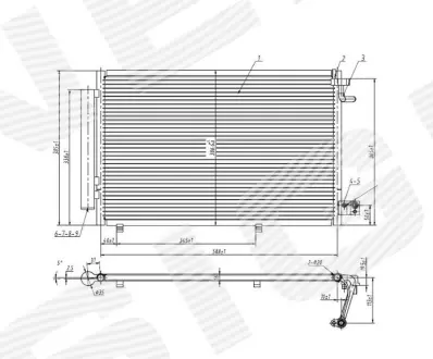 РАДИАТОР КОНДИЦИОНЕРА SIGNEDA RC940108