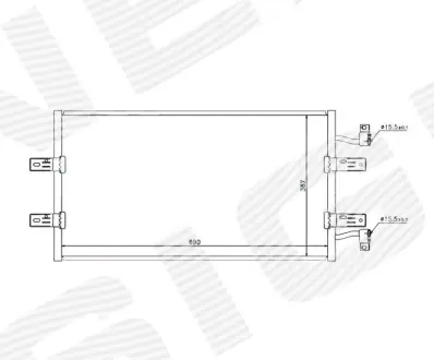 РАДИАТОР КОНДИЦИОНЕРА SIGNEDA RC940119