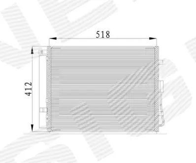 РАДИАТОР КОНДИЦИОНЕРА SIGNEDA RC940217