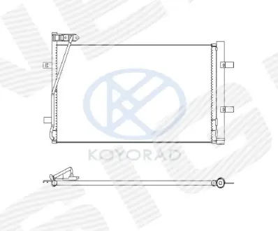 РАДИАТОР КОНДИЦИОНЕРА SIGNEDA RC940255
