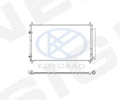 РАДИАТОР КОНДИЦИОНЕРА SIGNEDA RC940804K