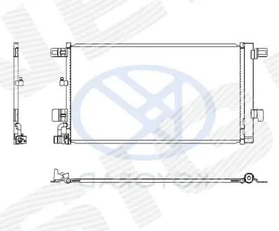 РАДИАТОР КОНДИЦИОНЕРА SIGNEDA RC941076