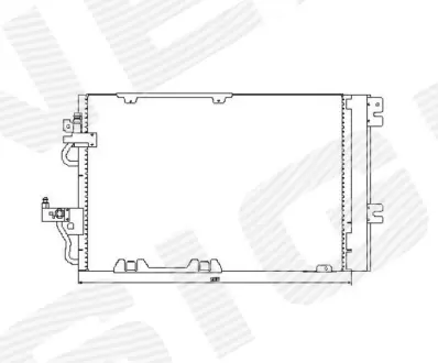 РАДИАТОР КОНДИЦИОНЕРА SIGNEDA RC94807