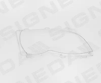 СТЕКЛО ПЕРЕДНЕЙ ФАРЫ SIGNEDA SBM1124R