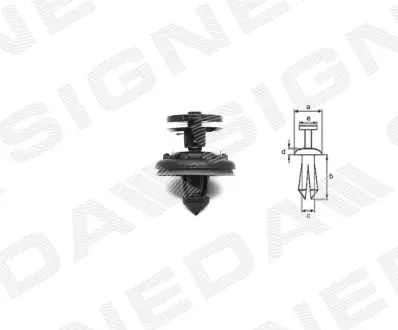 Пистоны SIGNEDA T1019(10)
