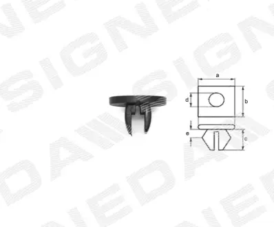 Пистоны SIGNEDA T1051(10)