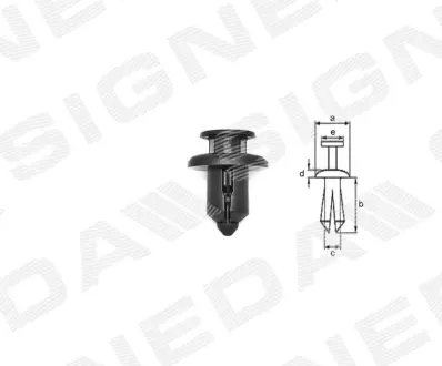 Пистоны SIGNEDA T1151(10)