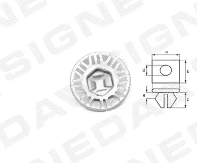 Пистоны SIGNEDA T2212(10)