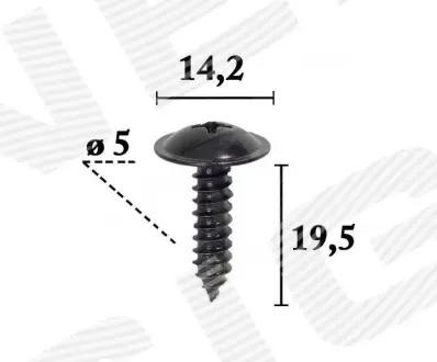 ПЛАСТМАССОВЫЕ КРЕПЛЕНИЯ SIGNEDA T7054910