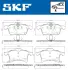 Колодки гальмівні дискові (комплект 4 шт) SKF VKBP 80043 A (фото 4)