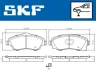 OPEL гальмівні колодки передн.Corsa C 1,0-1,8 00- SKF VKBP80062A (фото 2)