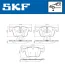 Колодки гальмівні дискові (комплект 4 шт) SKF VKBP80085 (фото 2)
