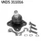 VW кульова опора Golf,Jetta,Polo,SEAT з кріпленням! SKF VKDS311016 (фото 1)