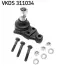 VW кульова опора нижн. LT28-55 76- SKF VKDS311034 (фото 1)