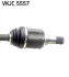 Привідний вал передн лів 67/625мм TOYOTA AVENSIS, RAV 4 III, RAV 4 IV 2.0D/2.2D 11.05-09.19 SKF VKJC5557 (фото 3)